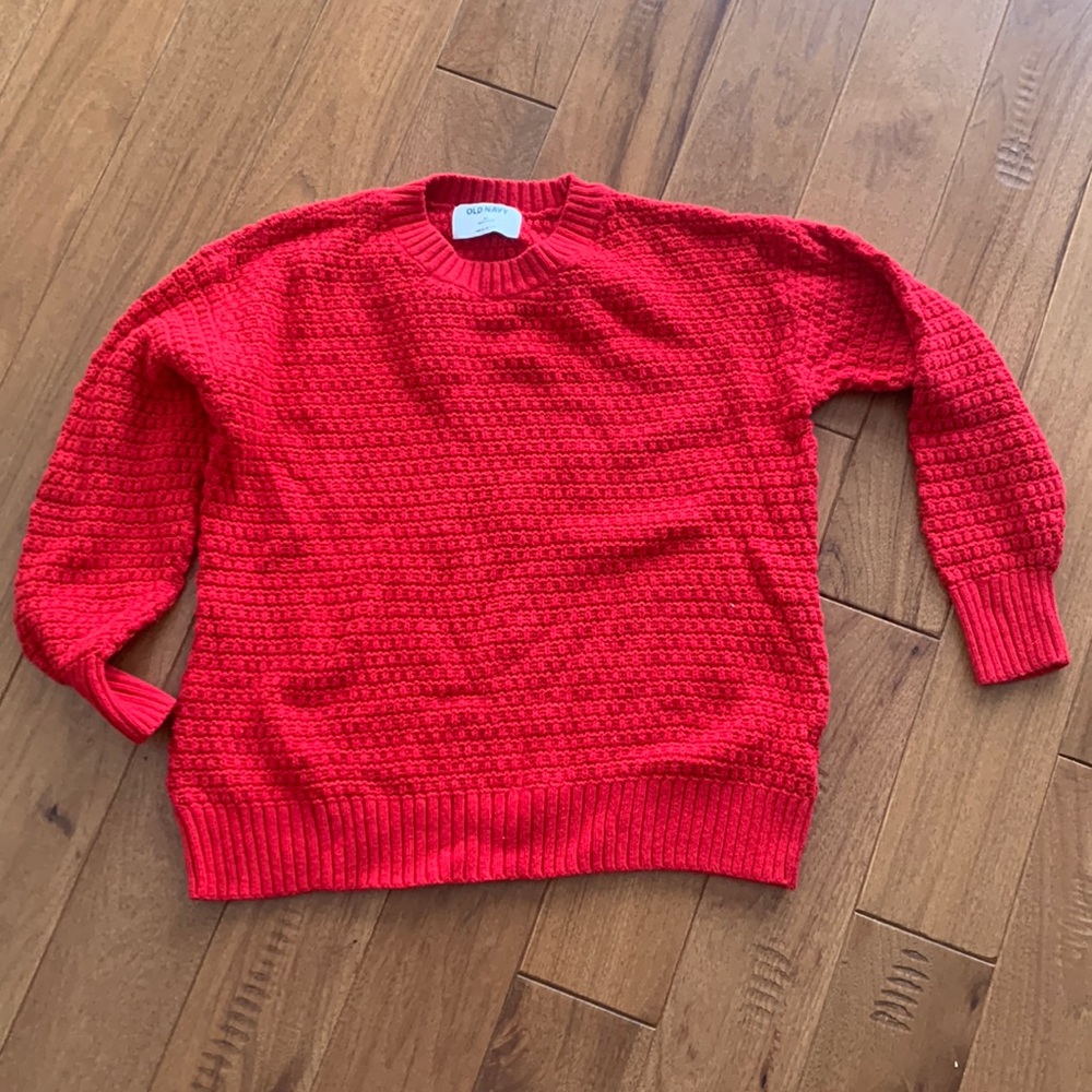 Old navy red sweater